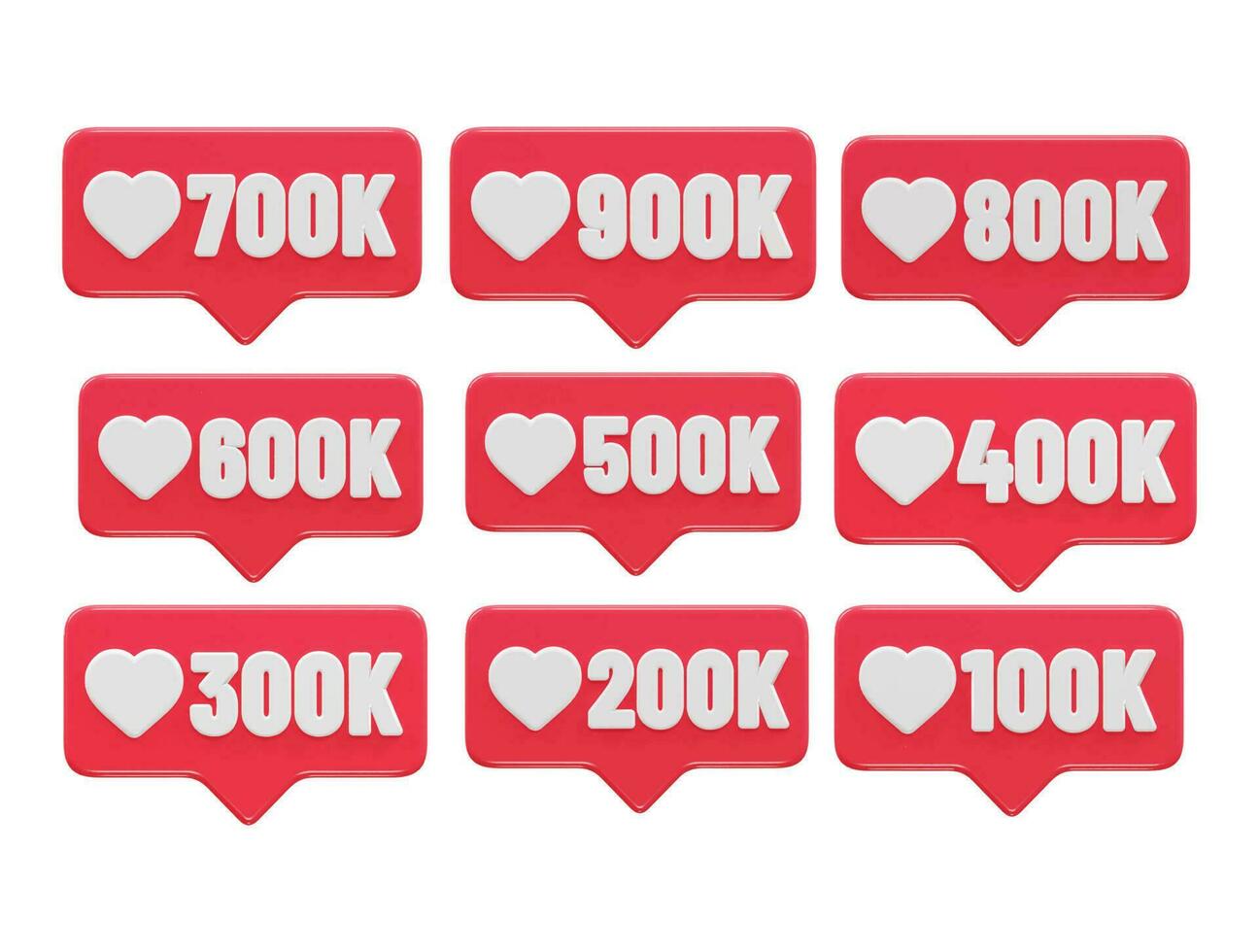 3d rendering icon text effect vector illustration transparent vector element