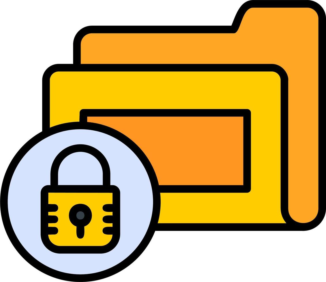 Secure Data Vector Icon