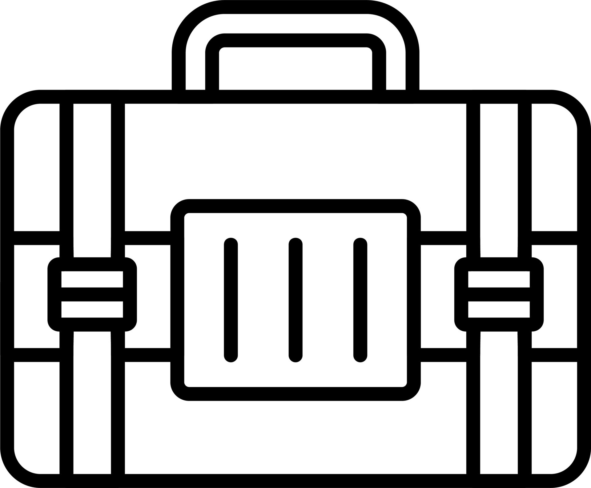 Suitcase Vector Icon 20525018 Vector Art at Vecteezy