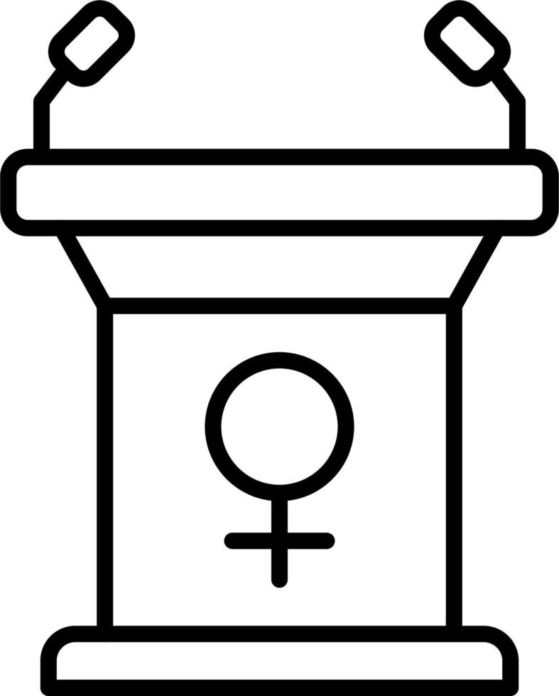 Lectern Vector Icon