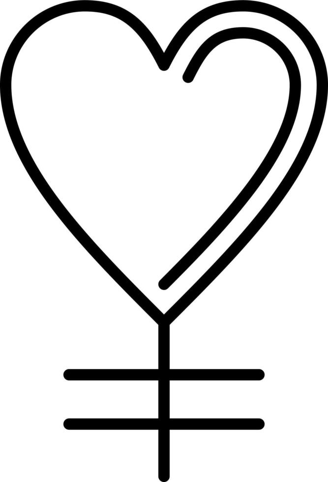 icono de vector de corazón