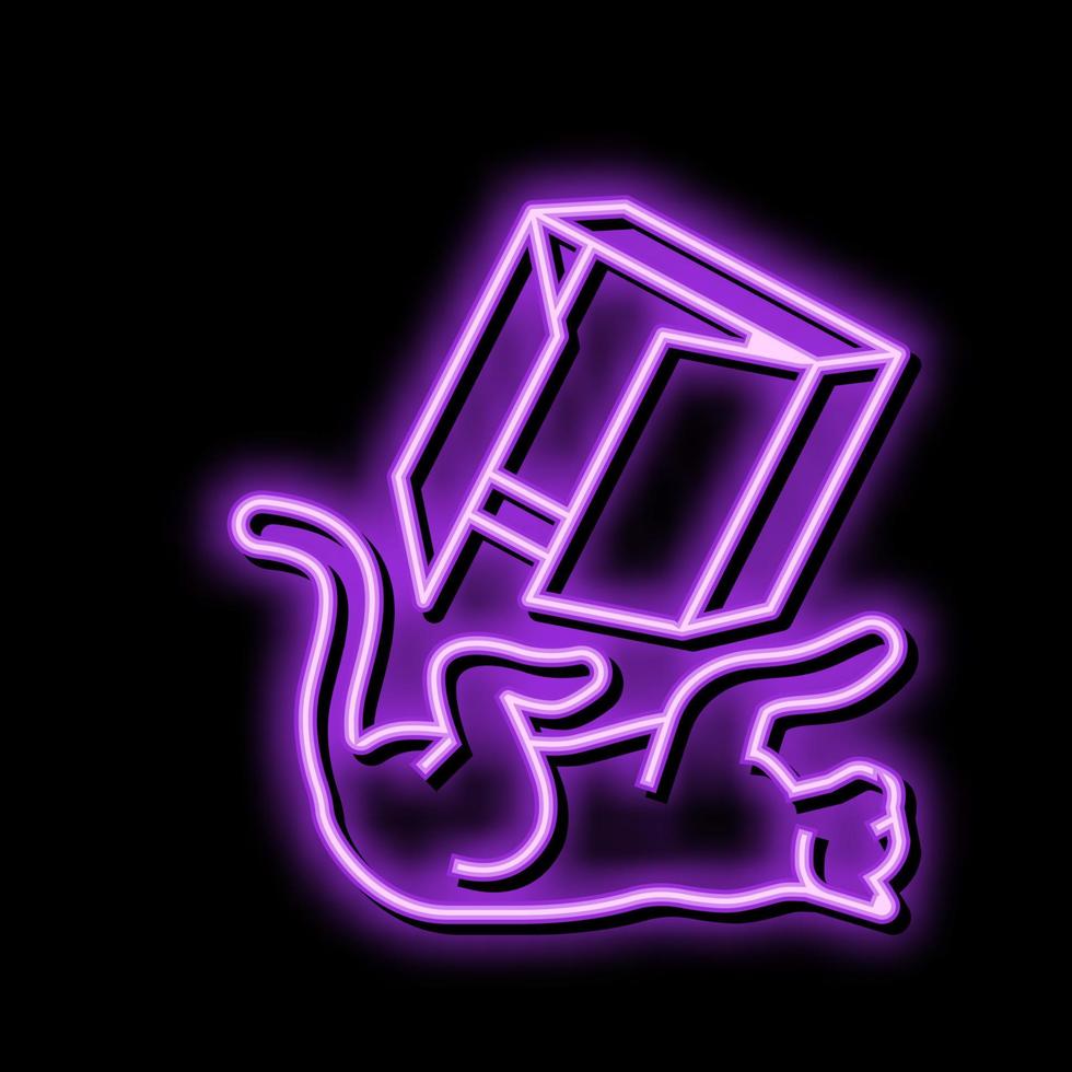 below preposition english neon glow icon illustration vector