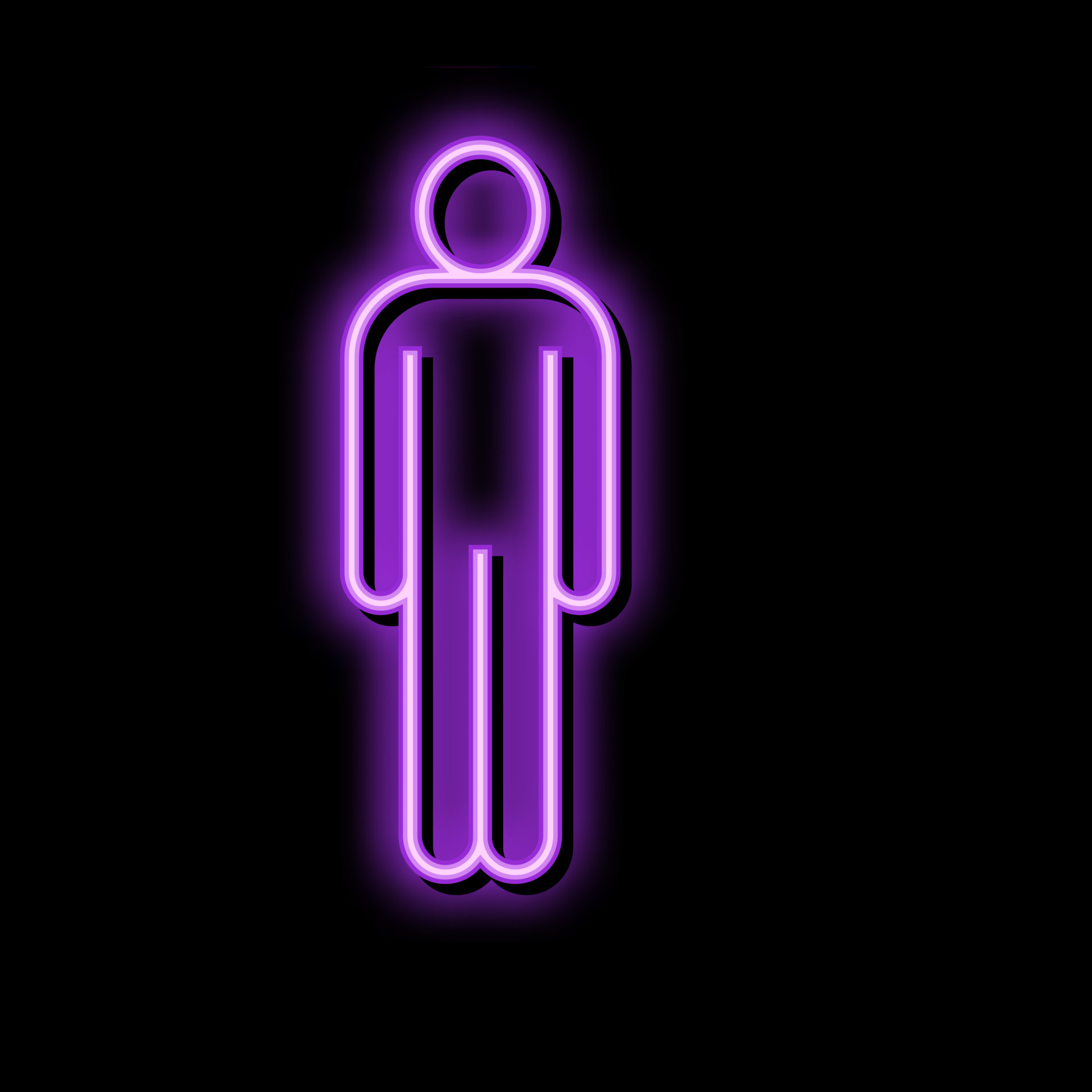 stand man people neon glow icon illustration 20525267 Vector Art at Vecteezy