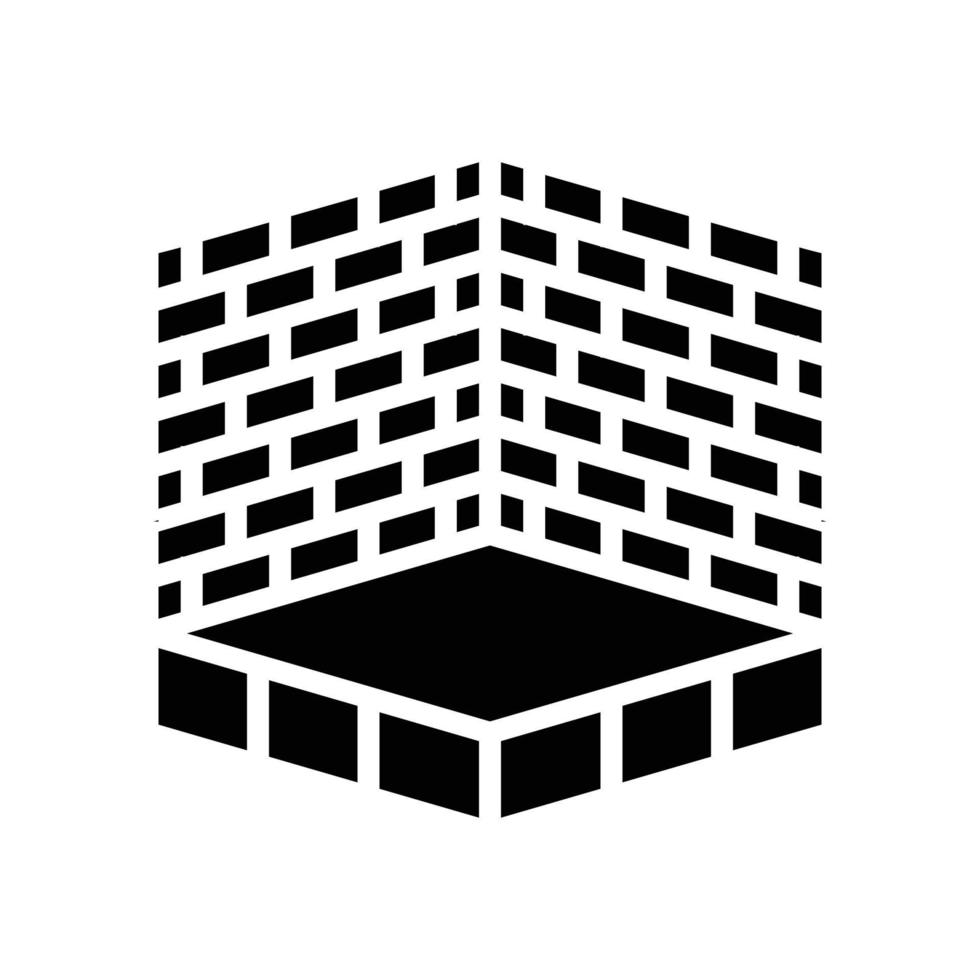 floor building house glyph icon vector illustration