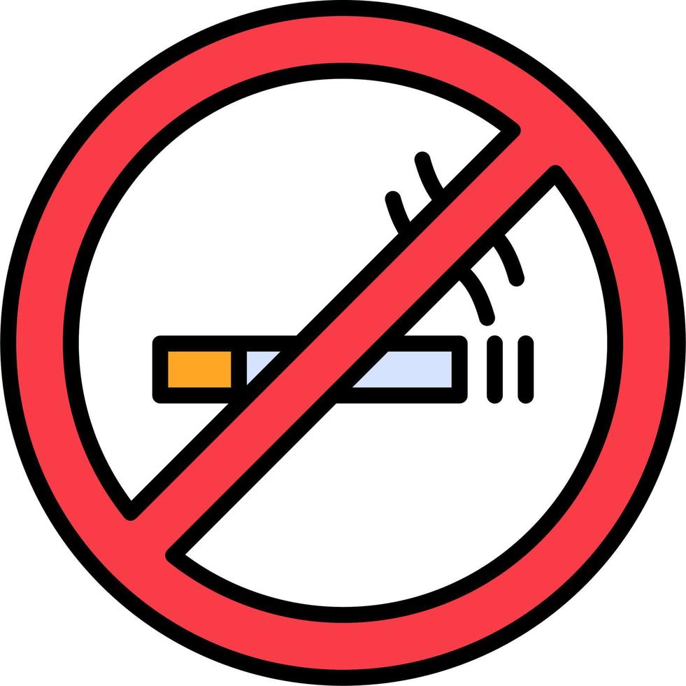 No Smoking Vector Icon