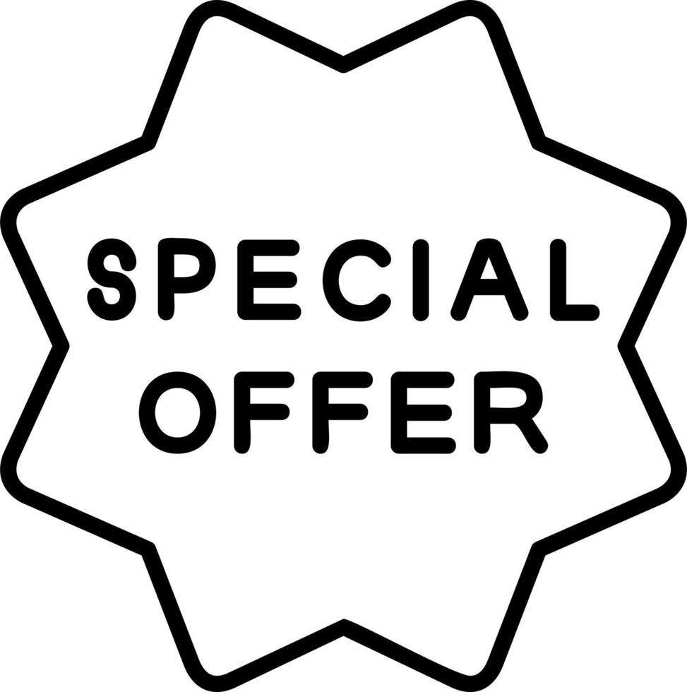 Special Offer Vector Icon