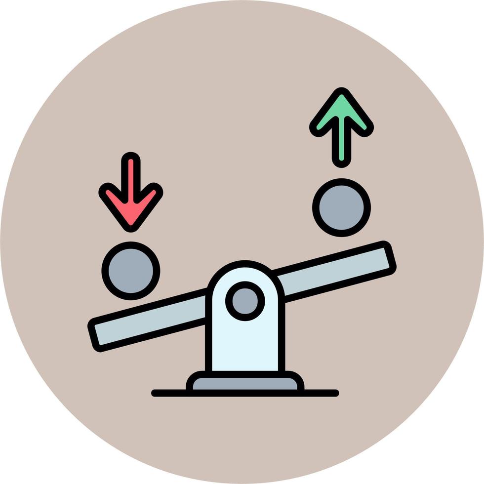 Seesaw Vector Icon