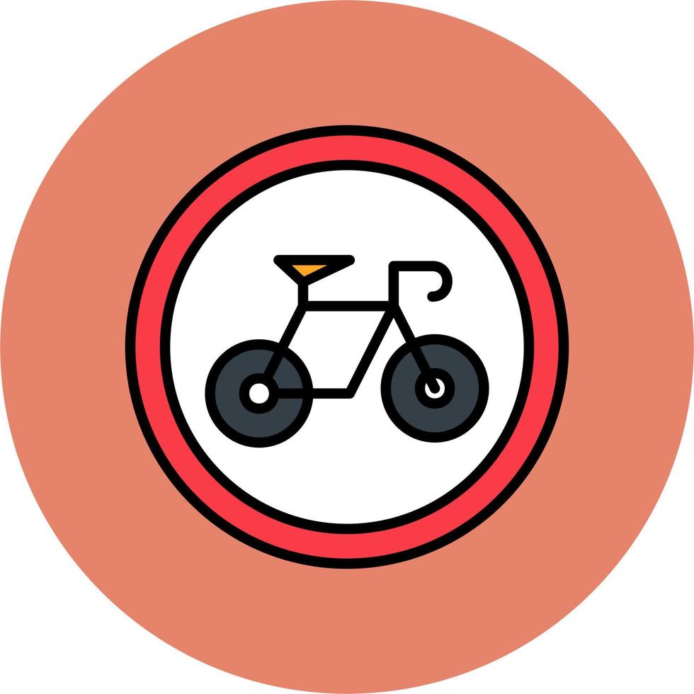 icono de vector de bicicleta