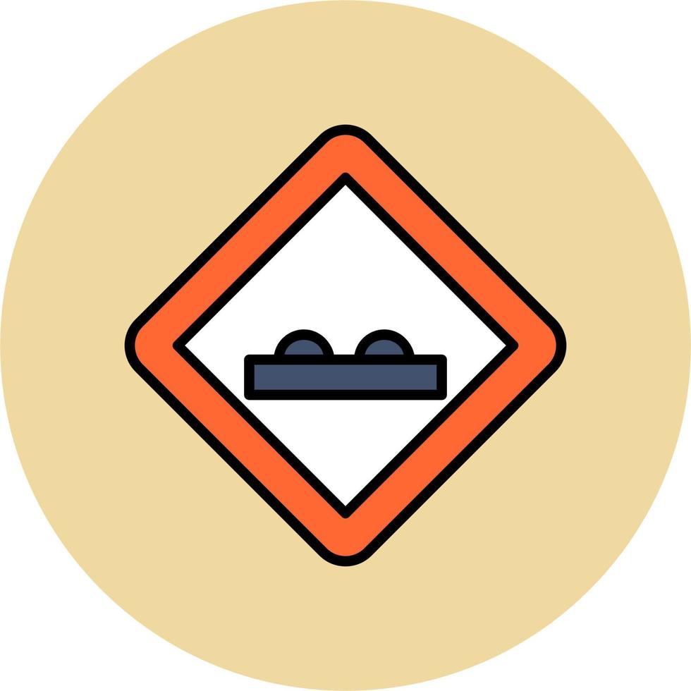 Uneven Vector Icon