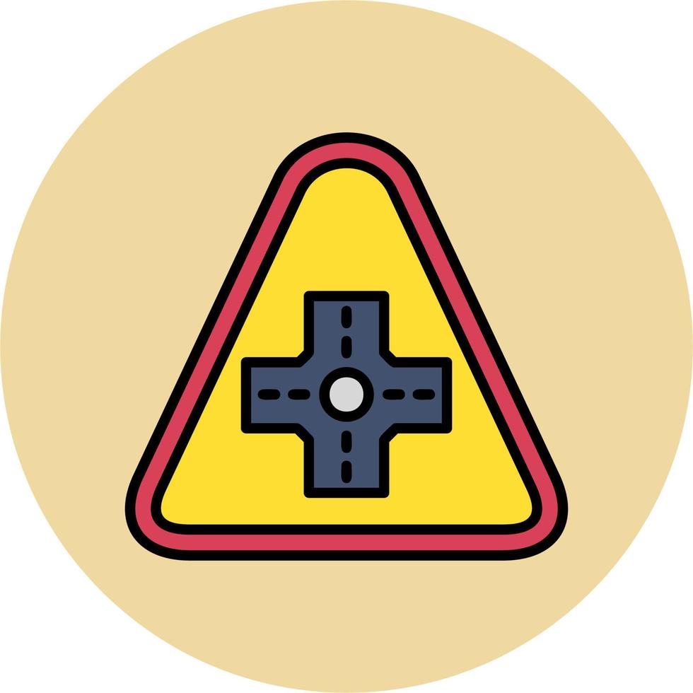 Intersecting Vector Icon