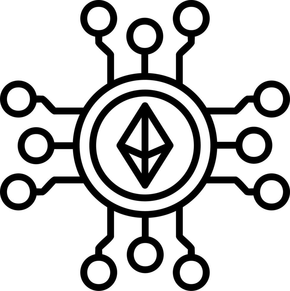 Cryptocurrency Vector Icon