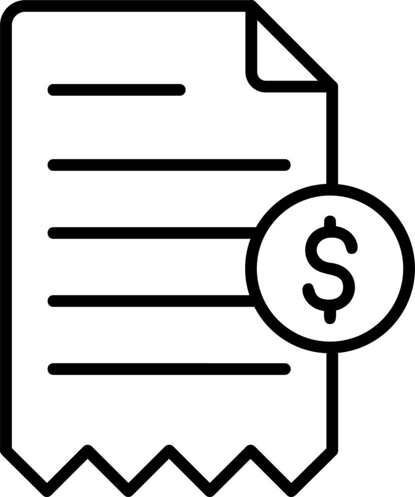 Invoice Vector Icon