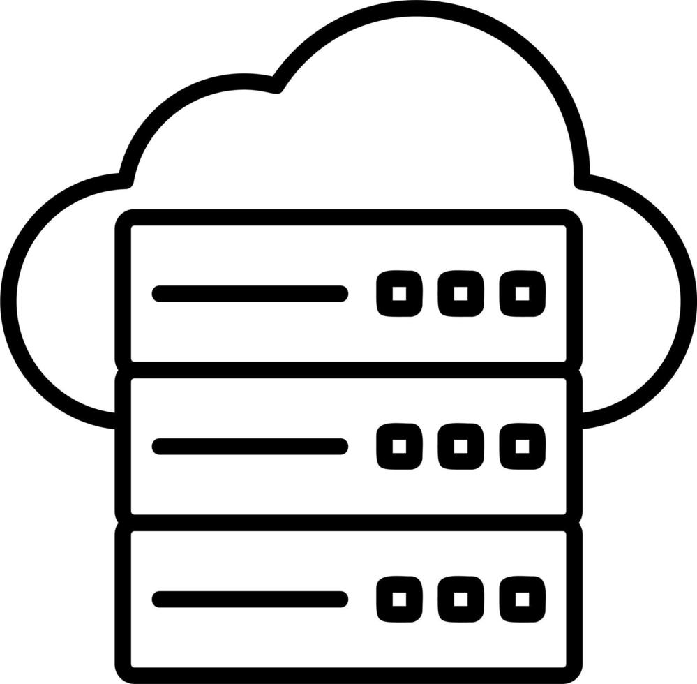 Cloud Server Vector Icon 20526220 Vector Art at Vecteezy
