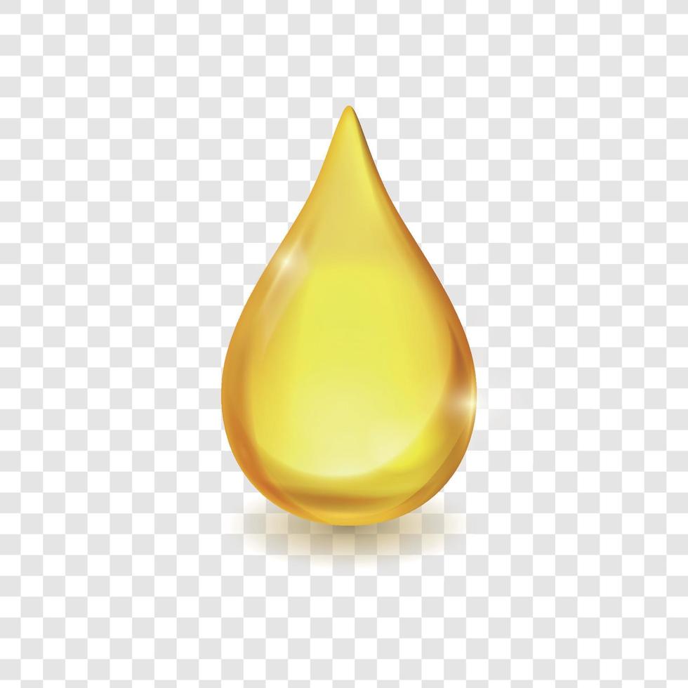 3D Oil drop flowing liquid texture, Gold honey, syrupvector illustration vector