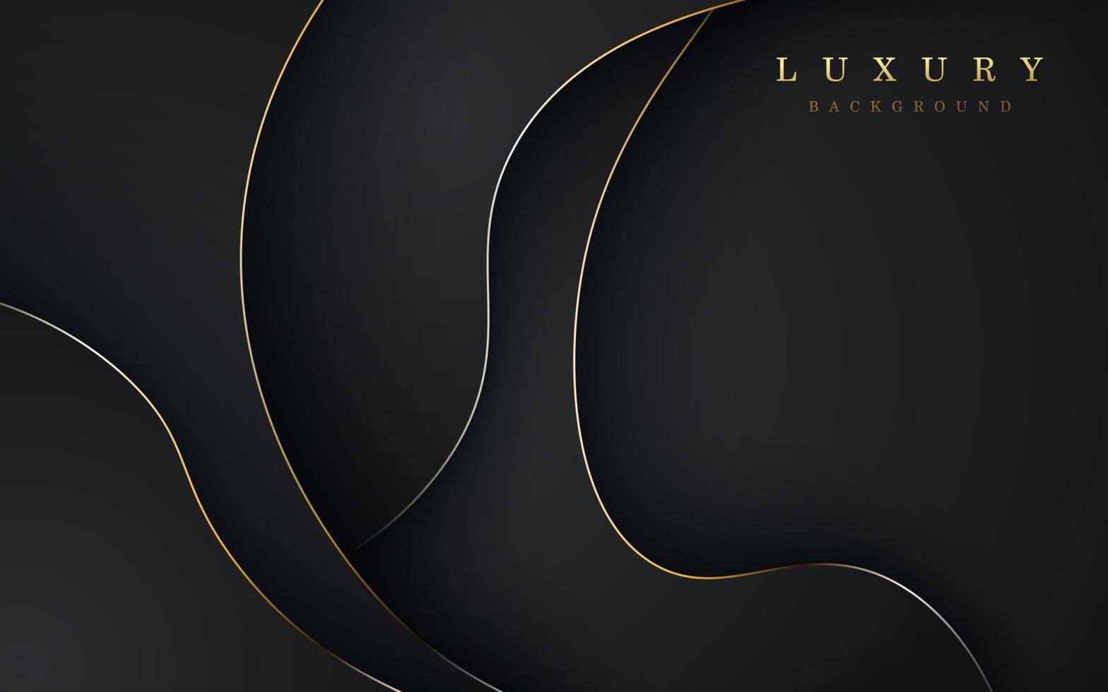 abstract black diagonal stripe with golden line shadow and light luxury texture background. eps10 vector