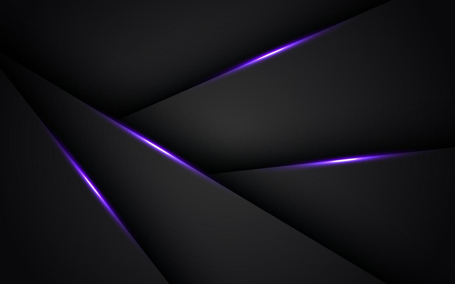 abstract dark with purple light line shadow triangle blank space layers background. eps10 vector