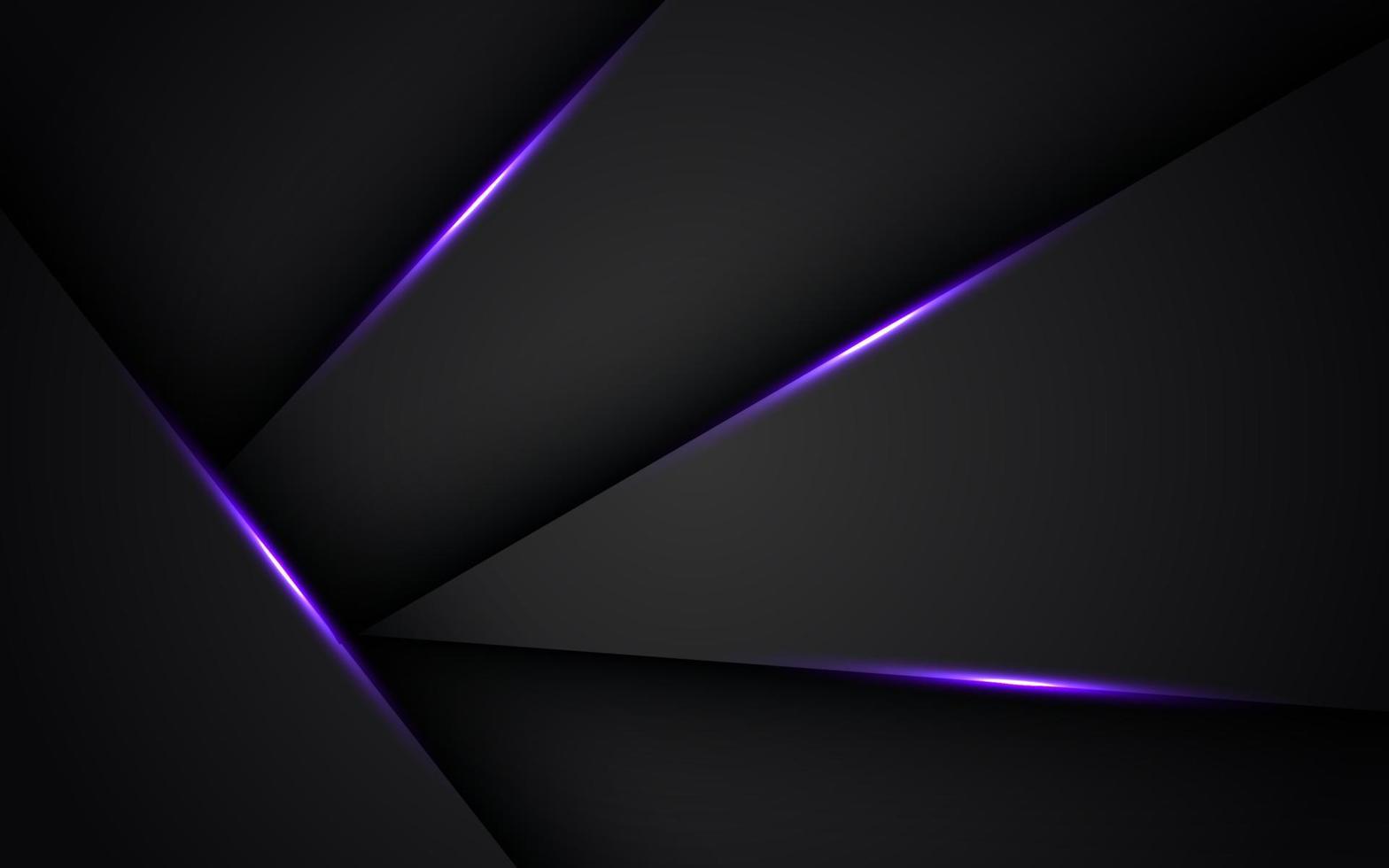 abstract dark with purple light line shadow triangle blank space layers background. eps10 vector