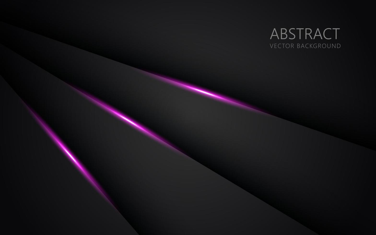 abstract dark with pink light line shadow triangle blank space layers background. eps10 vector