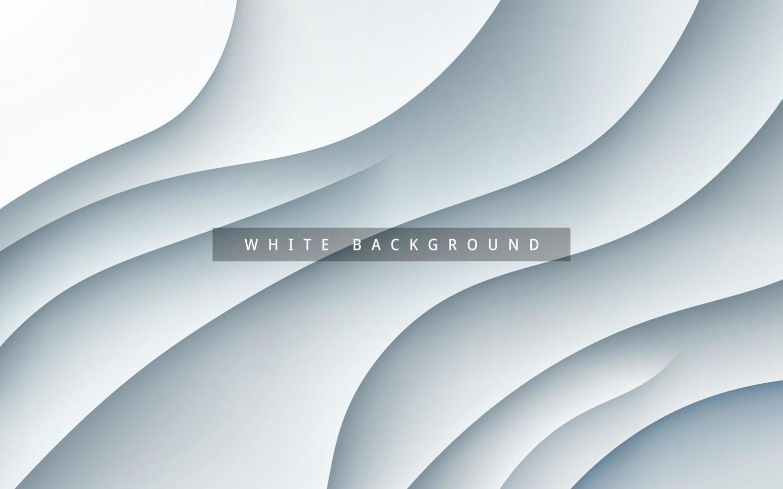 modern dynamic white gray wave shape shadow and light dimension background. eps10 vector