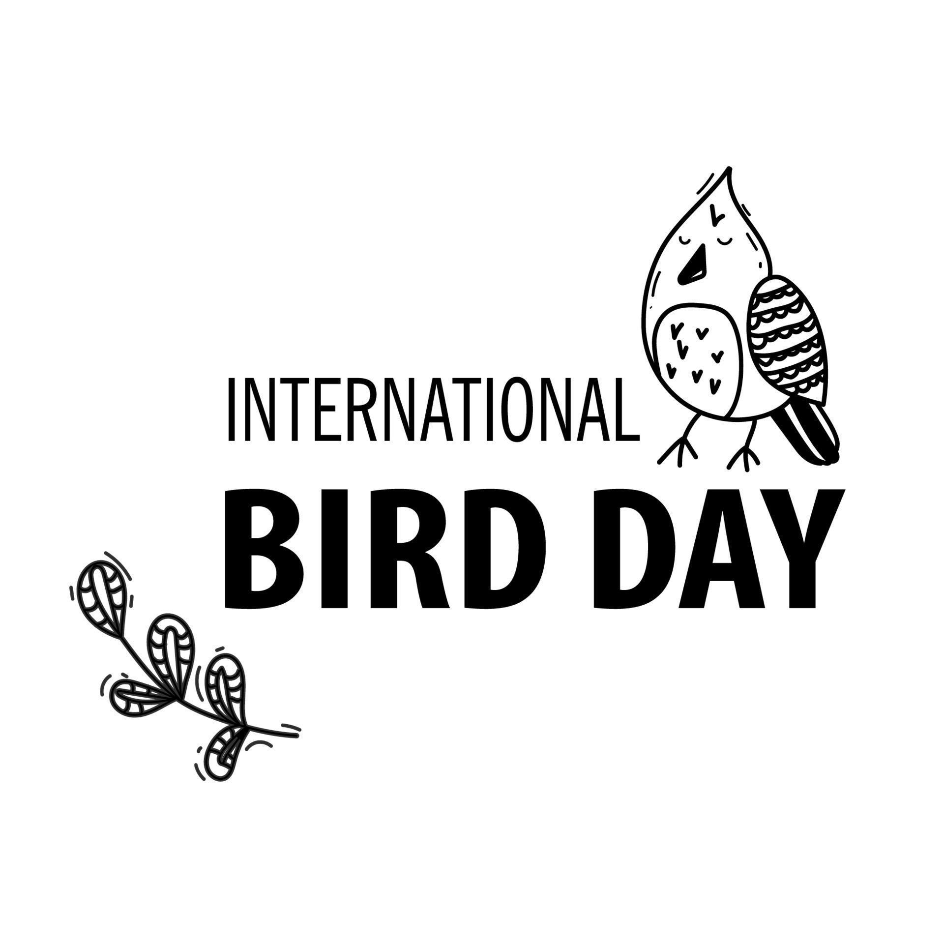 National Bird Day. Holiday concept. Template for background, banner