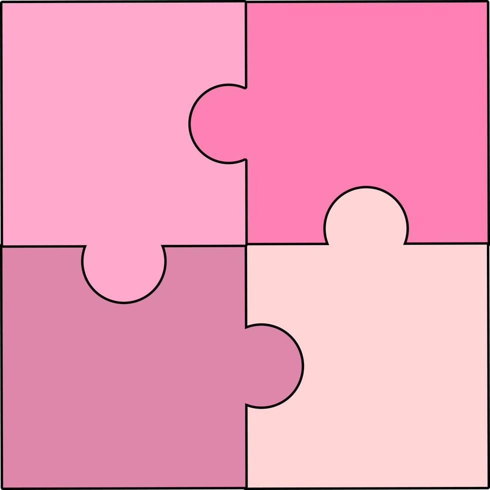 vector illustration of puzzle background