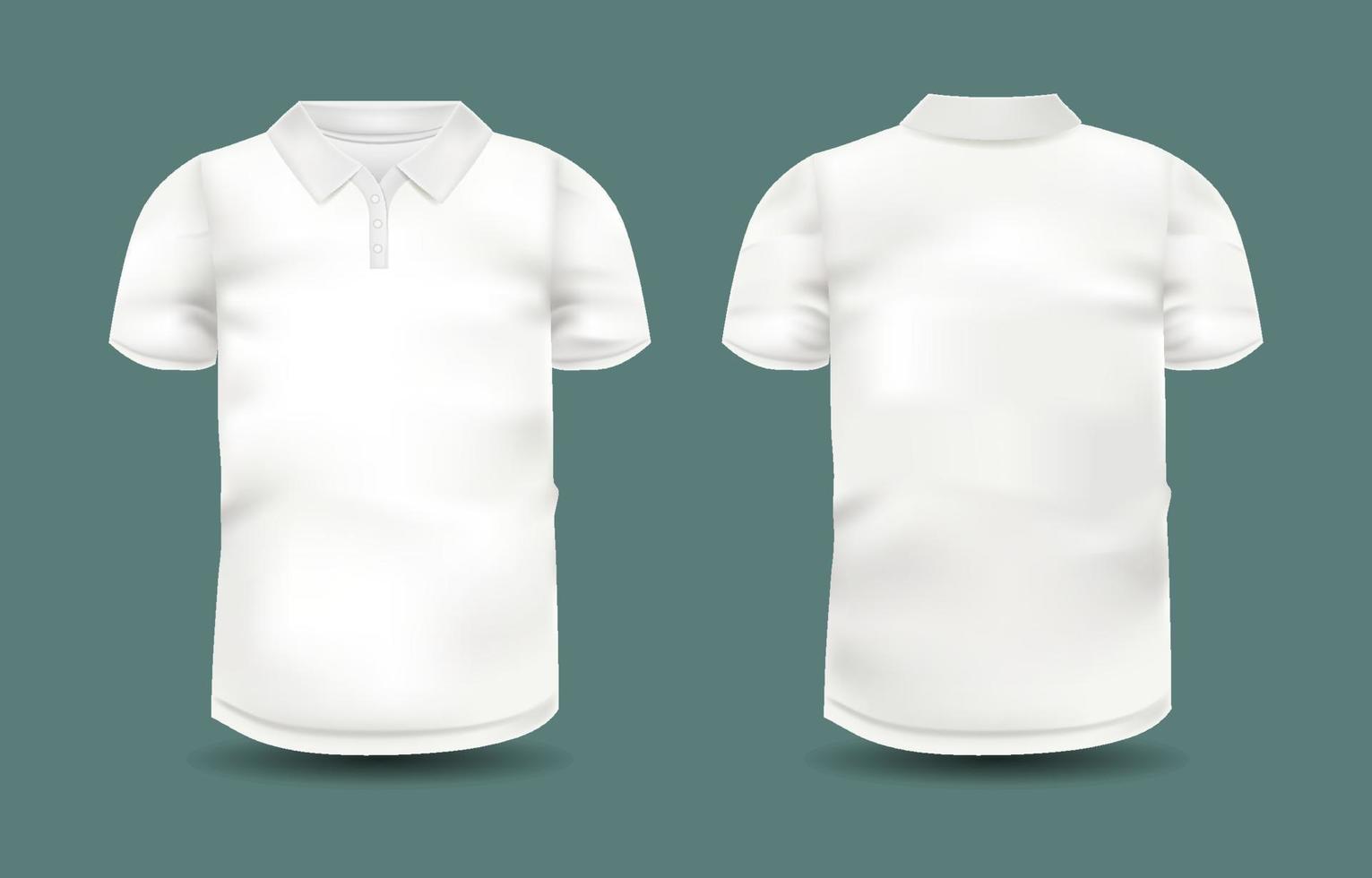 3D Polo Tshirt Mock Up vector