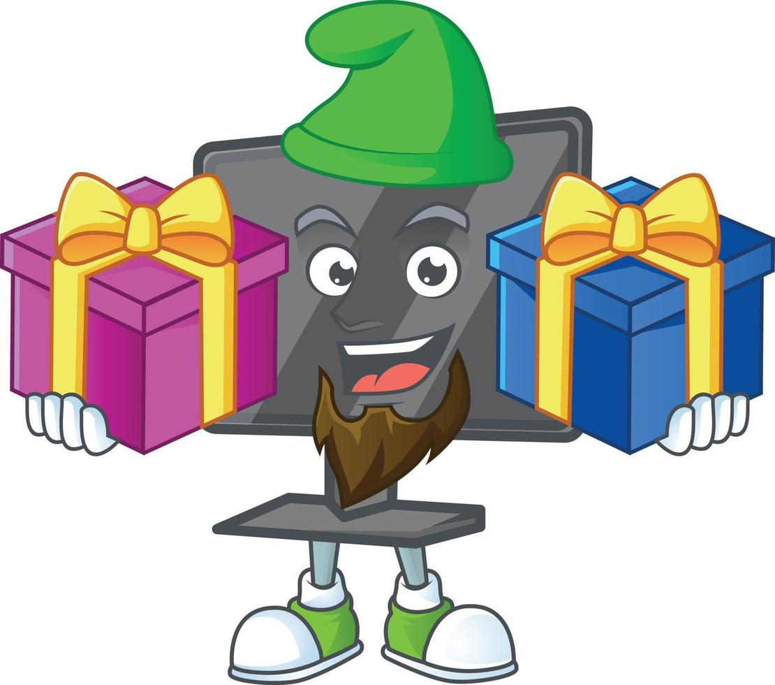 Computer screen icon design vector