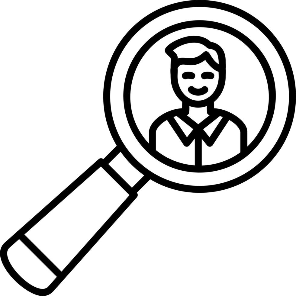 Job Seeker Vector Icon