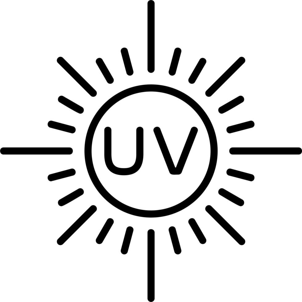 ultravioleta vector icono