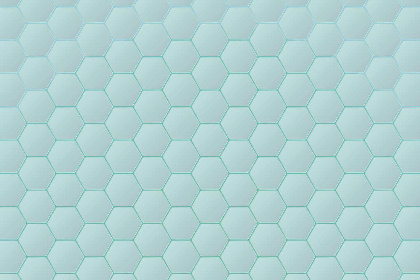 Abstrac white geometric background design. Hexagonal backdrop with gradient backlight vector