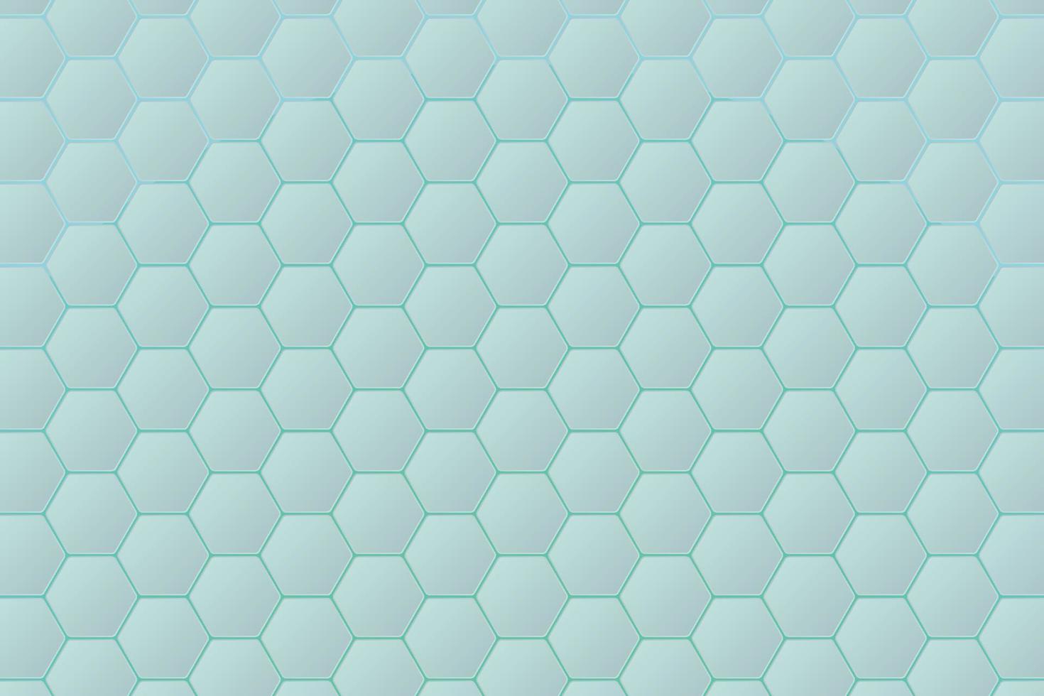 Abstrac white geometric background design. Hexagonal backdrop with gradient backlight vector