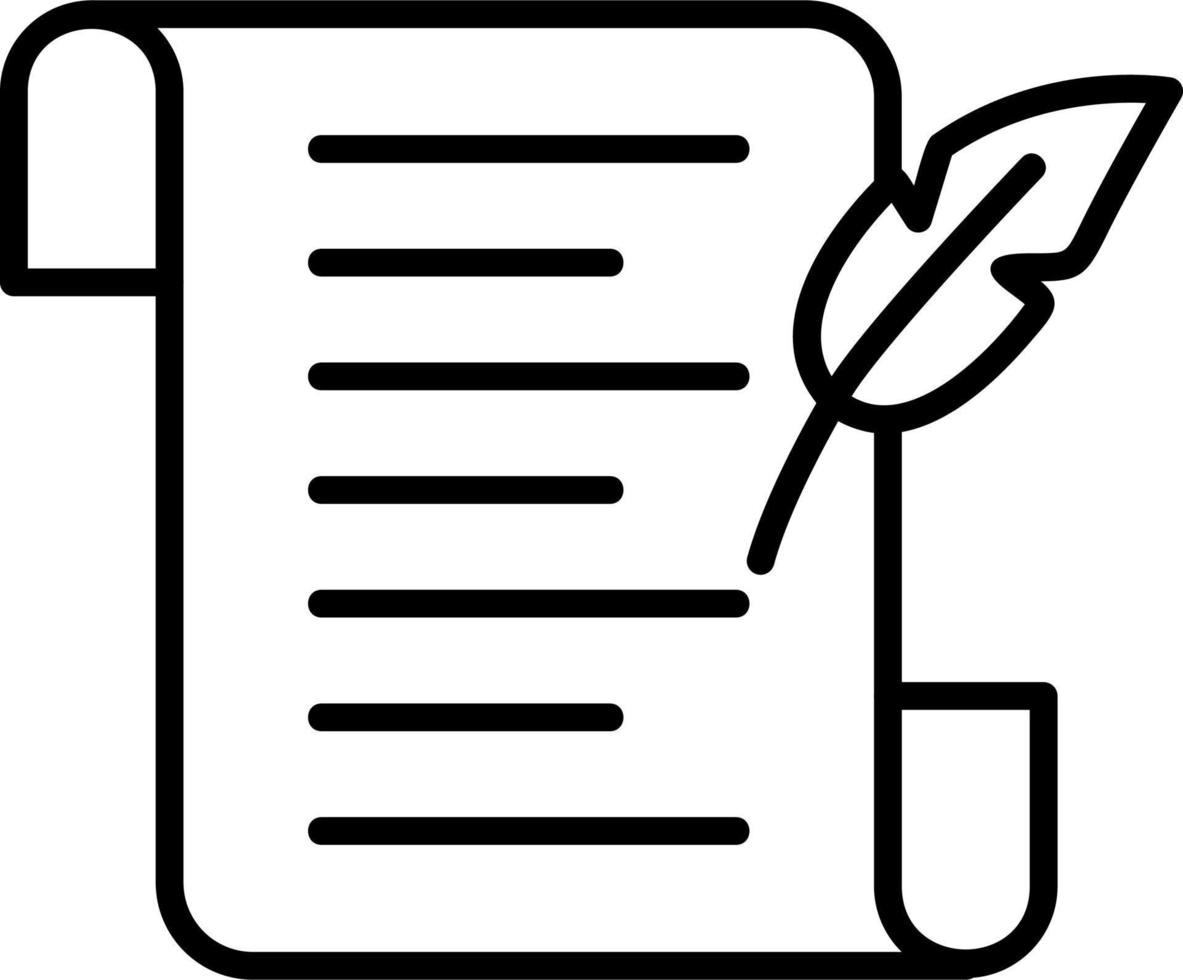 Poetry Vector Icon