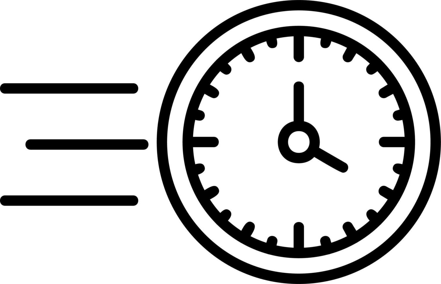 hora rápido vector icono