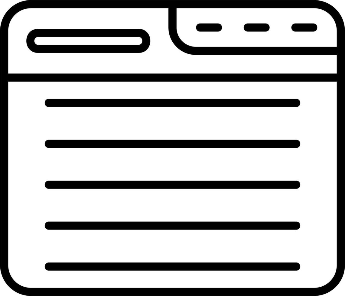 Browser Vector Icon