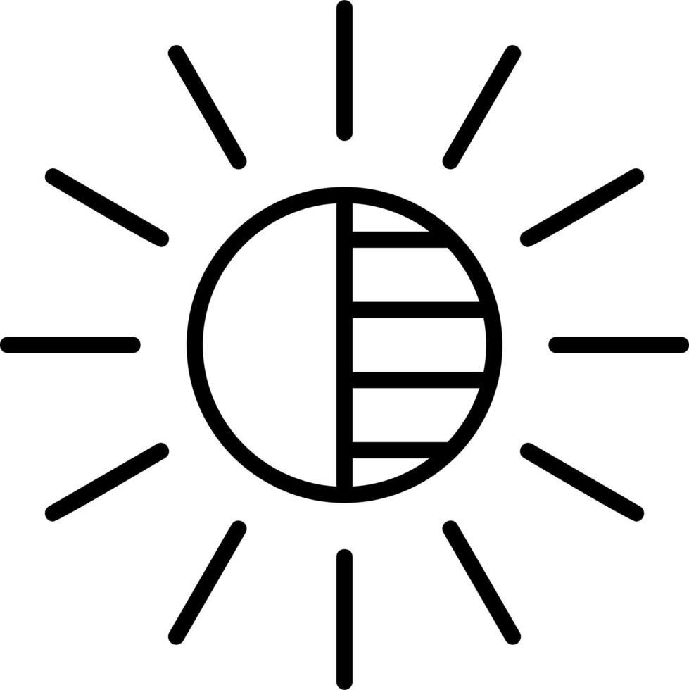 Contrast Vector Icon