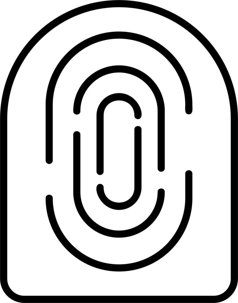 Finger Print Vector Icon