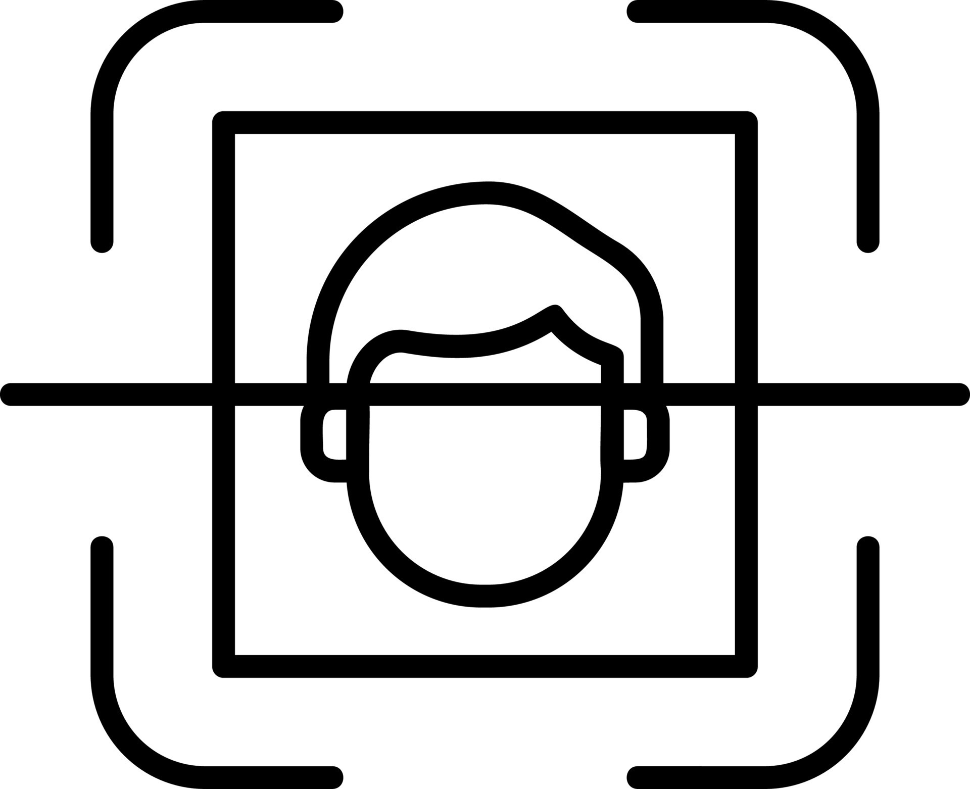 Face Recognition Vector Icon 20527690 Vector Art at Vecteezy