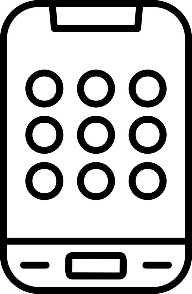 Keypad Vector Icon