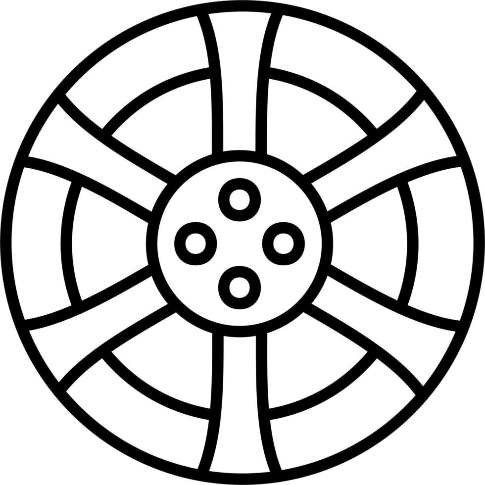 Wheel Vector Icon