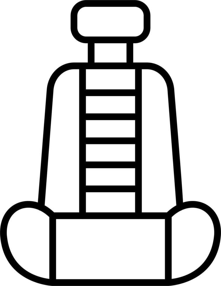 Car Seat Vector Icon