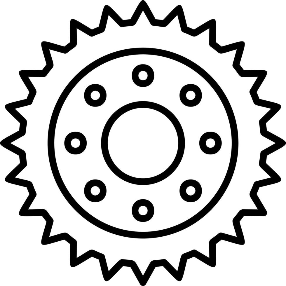 Sprocket Vector Icon