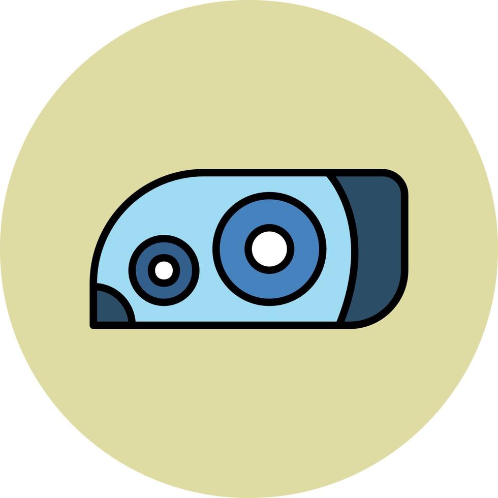 Headlight Vector Icon