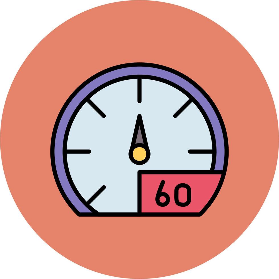 Speedometer Vector Icon