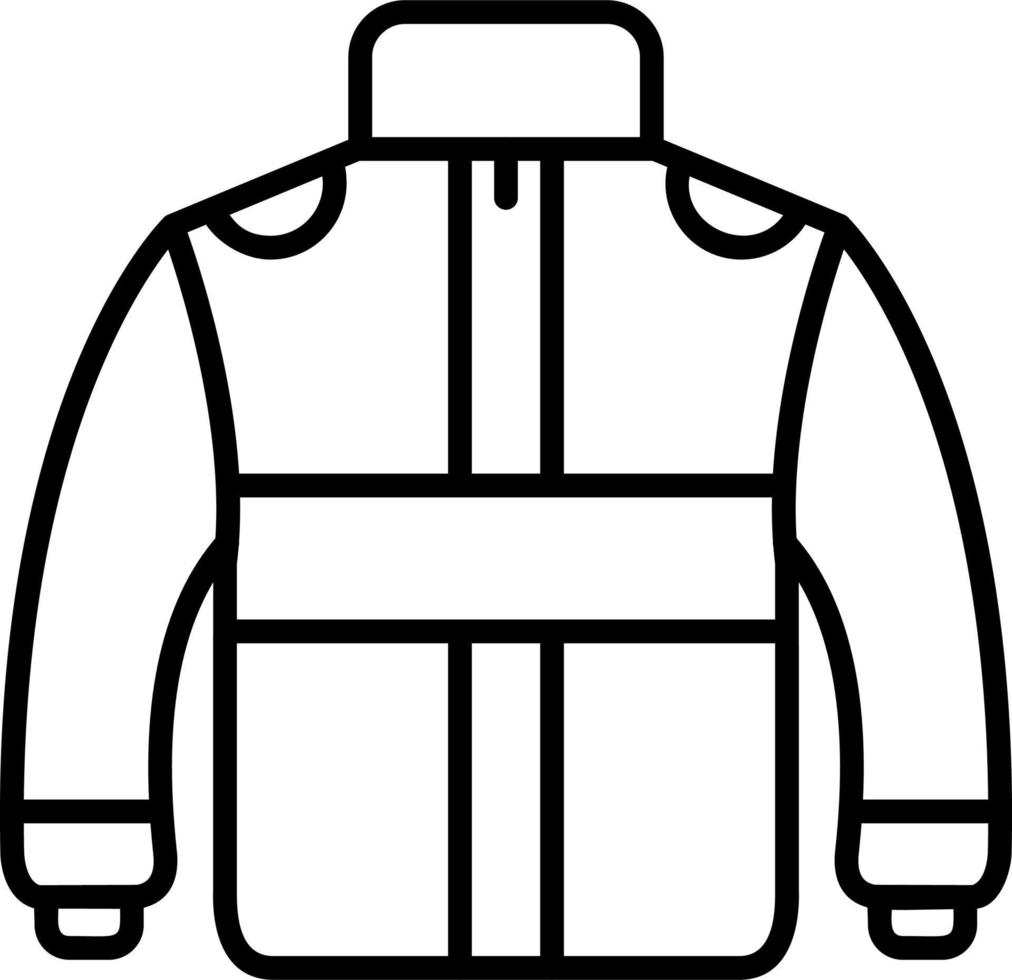 icono de vector de chaqueta