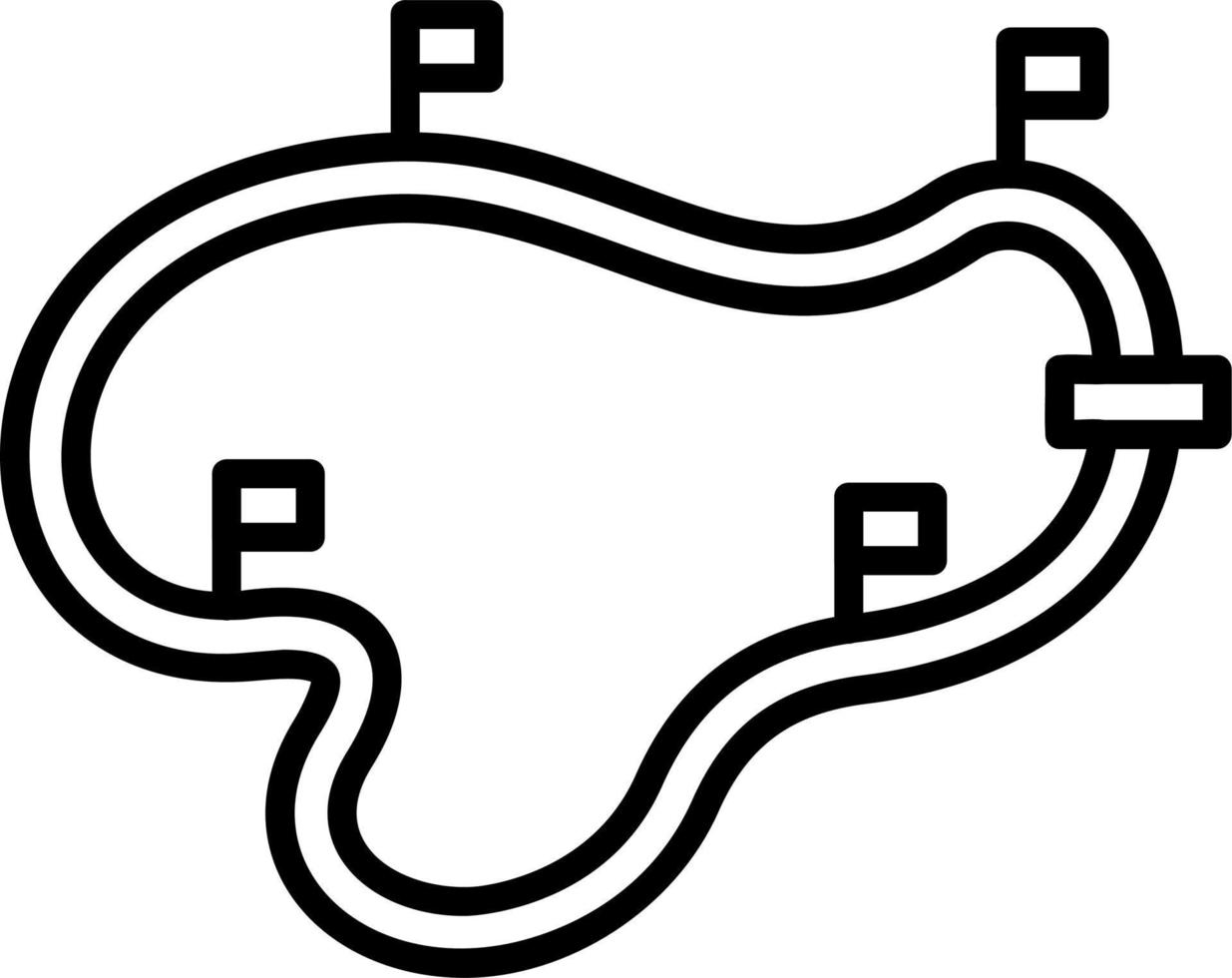 Race track Vector Icon