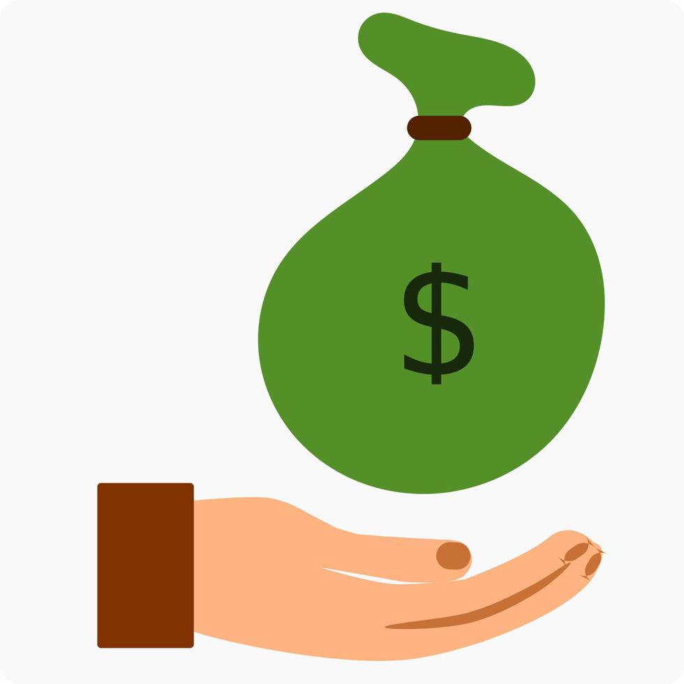 GIVE GIFTS. GIVING MONEY. BORROWING MONEY. BRIBE. CORRUPTION vector