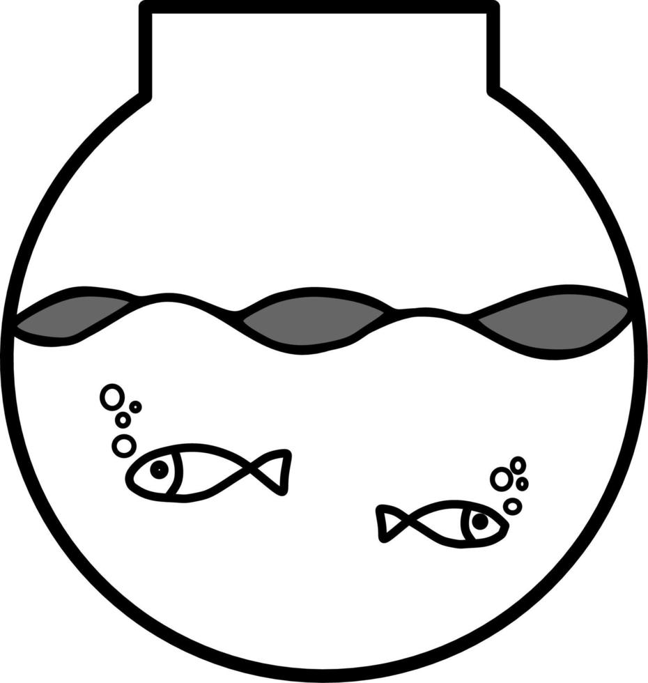 illustration of fish in the sea. fish vector illustration. grilled fish. fish dishes