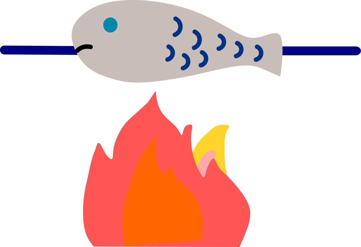 fish dishes. grilled fish. delicious fish 20527937 Vector Art at Vecteezy