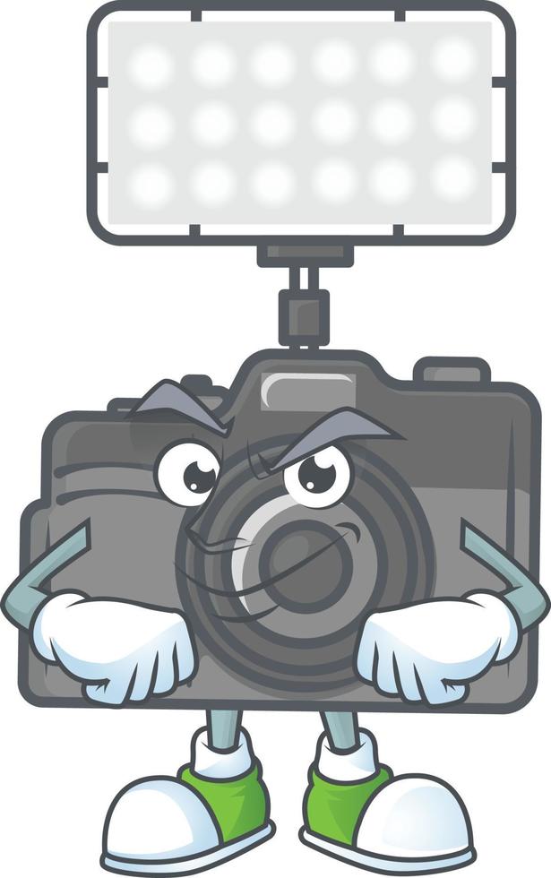 foto cámara con Encendiendo icono diseño vector