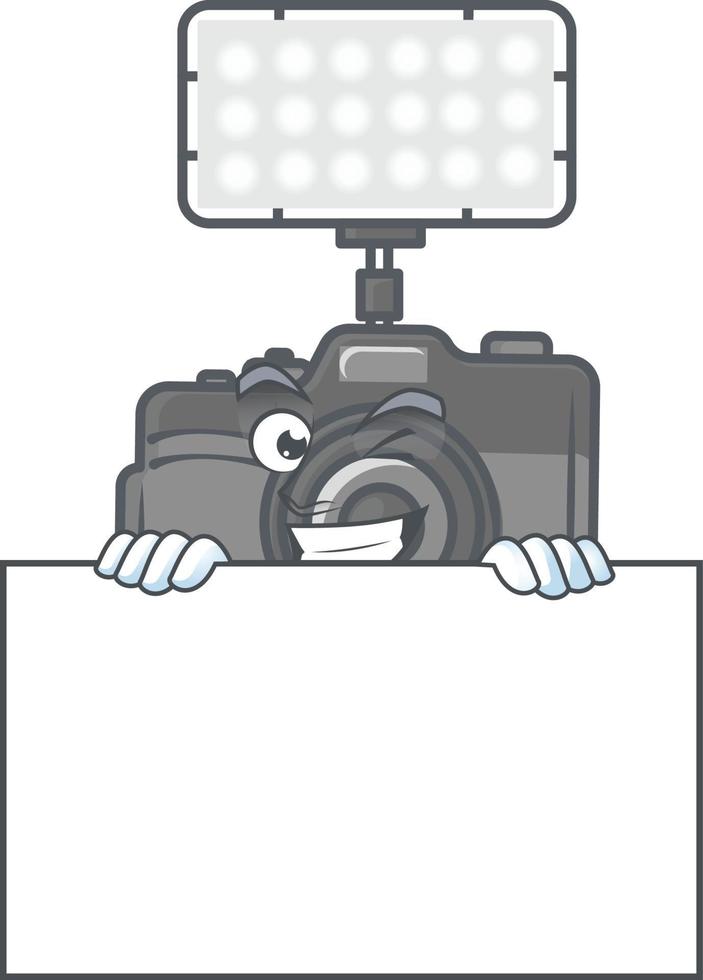 Photo Camera With Lighting icon design vector